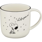 PEANUTS (ピーナッツ) スヌーピー マグカップ 大きめ 約350ml シーズン ホワイト SN614-11