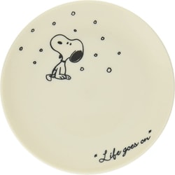 PEANUTS （ピーナッツ） スヌーピー プレート 皿 約14cm シーズン ホワイト SN614-255