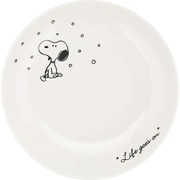 PEANUTS (ピーナッツ) スヌーピー パスタ皿 プレート 約21cm シーズン ホワイト SN614-355