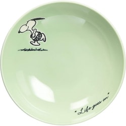 PEANUTS （ピーナッツ） スヌーピー ボウル 皿 約17cm シーズン グリーン SN612-359