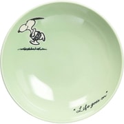 PEANUTS (ピーナッツ) スヌーピー ボウル 皿 約17cm シーズン グリーン SN612-359