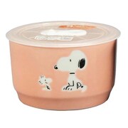PEANUTS (ピーナッツ) more SNOOPY レンジパック キャニスター 保存容器 S 約10cm ピンク SN841-45