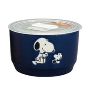 PEANUTS (ピーナッツ) more SNOOPY レンジパック キャニスター 保存容器 S 約10cm ネイビー SN842-45