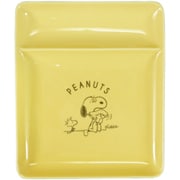 PEANUTS （ピーナッツ） スヌーピー トースト プレート パン皿 仕切り皿 約16.5×19.5cm イエロー SN961-373