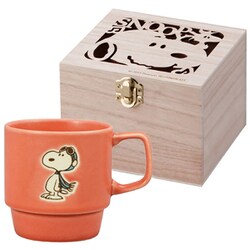 PEANUTS （ピーナッツ） スヌーピー マグカップ 約340ml 木箱入り フライングエース SN982-11H