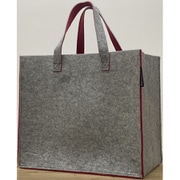 収納バッグ MONOCOTOルームバッグ グレー×ピンク Mサイズ 単品