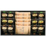 フリーズドライみそ汁12食（野菜4食・豆腐4食・長ねぎ4食）＆白子有明味のり（8切8枚）5個のギフト包装セット