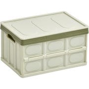 ONOD0113PLGRE [Asoby 防水カバー付き 折りたたみBOX （30L） グリーン]