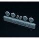 BRL144183 1/144 Bf109G用 ホイールセット（2セット入り） [ディテールアップパーツ]