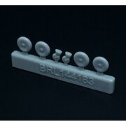 BRL144183 1/144 Bf109G用 ホイールセット（2セット入り） [ディテールアップパーツ]