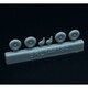 BRL144184 1/144 Bf109K用 ホイールセット（2セット入り） [ディテールアップパーツ]