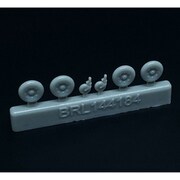 BRL144184 1/144 Bf109K用 ホイールセット（2セット入り） [ディテールアップパーツ]