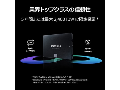 ヨドバシ.com - SAMSUNG サムスン MZ-77E1T0B/IT [SSD 870 EVO ...