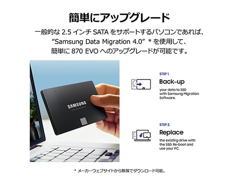 ヨドバシ.com - SAMSUNG サムスン MZ-77E4T0B/IT [SSD 870 EVO