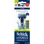 ハイドロ5プレミアム つるり肌へ コンボパック ホルダー 刃付き+替刃4コ
