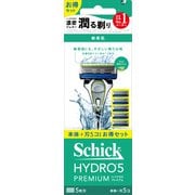 ハイドロ5プレミアム 敏感肌 コンボパック ホルダー 刃付き+替刃4コ