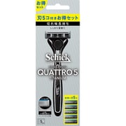 クアトロ5チタニウム コンボパック ホルダー 刃付き+替刃4コ