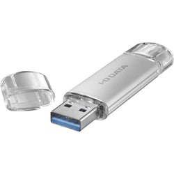 IODATA USBメモリー 16GB USB-Au0026USB-C搭載 USB 3.2 Gen 1対応 シルバー U3C-STD16G/S