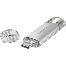 IODATA USBメモリー 32GB USB-Au0026USB-C搭載 USB 3.2 Gen 1対応 シルバー U3C-STD32G/S