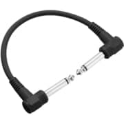 15cm L/L パッチケーブル ブラック (エフェクター接続用など) TDPC-015/BK (15cm L/L)