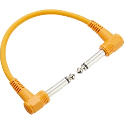 15cm L/L パッチケーブル イエロー （エフェクター接続用など） TDPC-015/YW （15cm L/L）