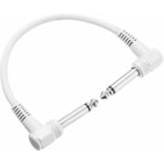 15cm L/L パッチケーブル ホワイト (エフェクター接続用など) TDPC-015/WH (15cm L/L)