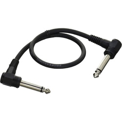 30cm L/L パッチケーブル ブラック （エフェクター接続用など） TDPC-030 （30cm L/L）