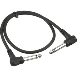 50cm L/L パッチケーブル ブラック （エフェクター接続用など） TDPC-050 （50cm L/L）