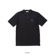 SYG-23ABS22 Men’s CARVICO404HENRYNECKSHIRTS ブラック Lサイズ [トップス]