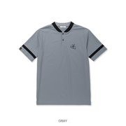 SYG-23ABS22 Men’s CARVICO404HENRYNECKSHIRTS グレー Mサイズ [トップス]