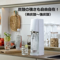 sodastream TERRA 炭酸水メーカー ホワイト Amazon | [公式] ソーダストリーム E-TERRA（E-テラ）スターター