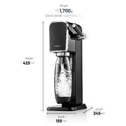 ソーダストリーム 炭酸水メーカー ARTスターターキット SSM1103 ソーダストリーム SodaStream / 【今だけマシン代返金保証】ART
