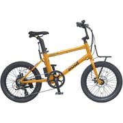 電動アシスト自転車 ミニベロ EVOL AERITH(エヴォル エアリス) 20インチ 6.5Ah ビビットイエロー EAE07A#832