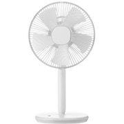 リビング扇風機 ACモーター搭載 リモコン付き そのまま収納 ホワイト XQS-H710-W