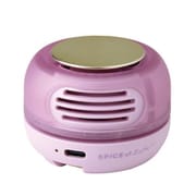 小型扇風機 POCKET FAN(ポケットファン) USB充電式 風量1段階 手のひらサイズ カラビナ付き ベリー DFHD232PL