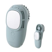 冷却と風で1台2役 小型扇風機 スライドクールファン スモーキーブルー TTST2330BL