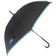 子供用傘 OUTDOOR PRODUCTS 58cm ジャンプ式 耐風骨 パイピング ブラック 10002503