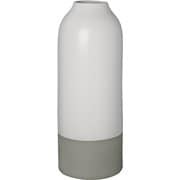 0134-684 [Stone ware vase matt WH/GY]