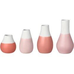 Mini pastel vases Setof4 RE 0134-731