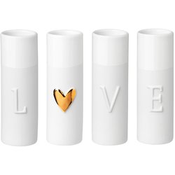 Love Mini vases Set of 4pcs 0134-741