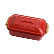 PCA377020 [ステイプル 抗菌タイトランチ1段 600ml レッド]