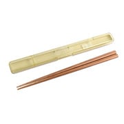 PCA377204 [ステイプル 抗菌スリム箸＆ケース 20 ベージュ]
