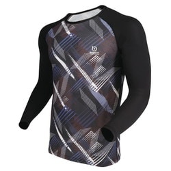 JW-606 [BODY TOUGHNESS クールメッシュ ロングスリーブ クルーネックシャツ スラッシュグレー M]
