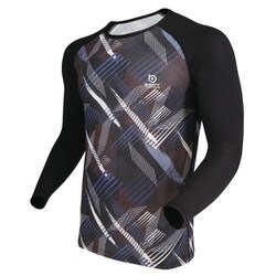 JW-606 [BODY TOUGHNESS クールメッシュ ロングスリーブ クルーネックシャツ スラッシュグレー L]