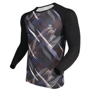 JW-606 [BODY TOUGHNESS クールメッシュ ロングスリーブ クルーネックシャツ スラッシュグレー L]