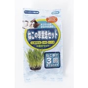 ネコちゃんのおなかのためのねこの草栽培セット 3回分セット
