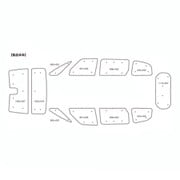 7910-70SI [車中泊シェード 車種専用 UVカット W7-39ノア・ヴォクシー シルバー]