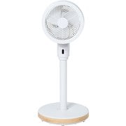 サーキュレーター 収納できる DCサーキュレーター DCモーター 18cm 左右首振り ホワイト PR-F089-WH