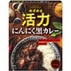 めざめる活力 にんにく黒カレー 中辛 180g [レトルトカレー]