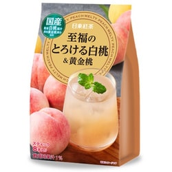 日東紅茶 至福のとろける白桃＆黄金桃 11g×8本